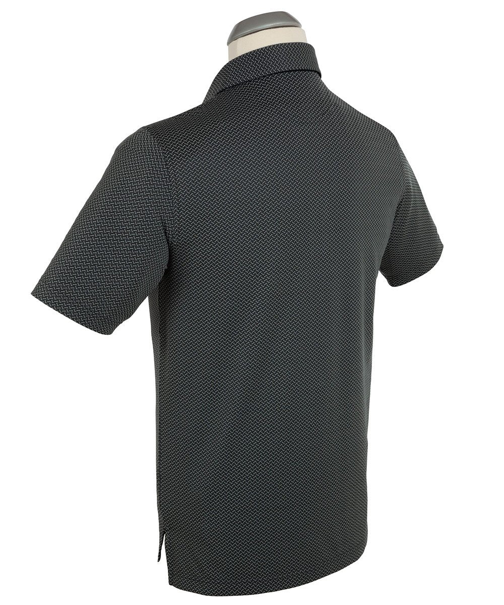Performance Geo Jacquard Short Sleeve Polo Shirt
