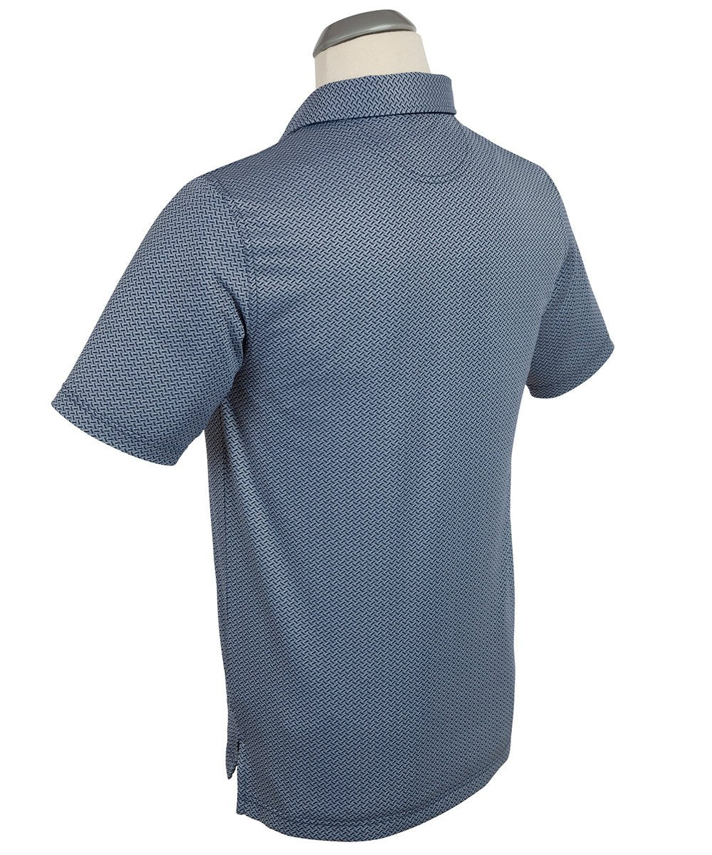Performance Geo Jacquard Short Sleeve Polo Shirt