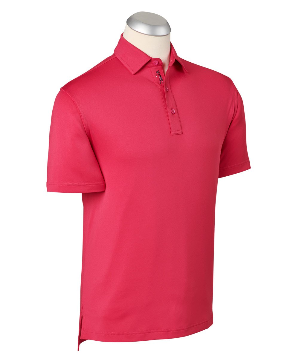 Performance Solid Jersey Short Sleeve Polo Shirt