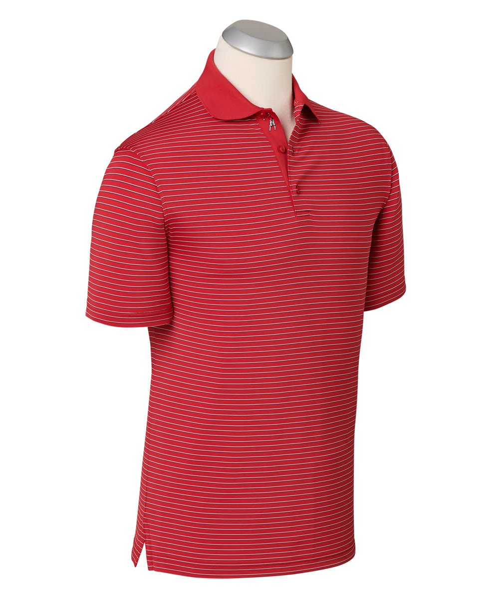 Performance Cypress Stripe Short Sleeve Polo Shirt