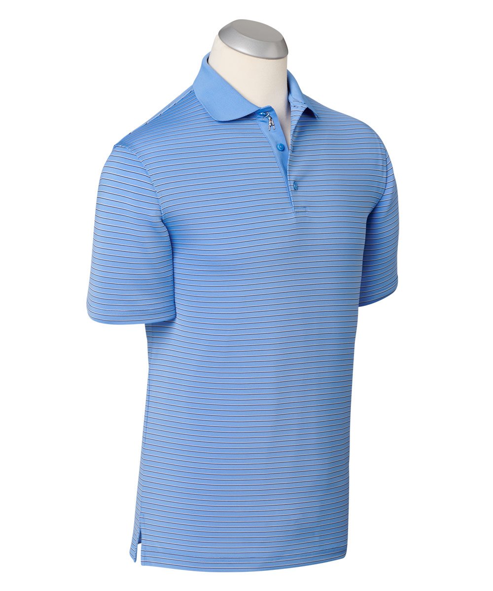 Performance Cypress Stripe Short Sleeve Polo Shirt