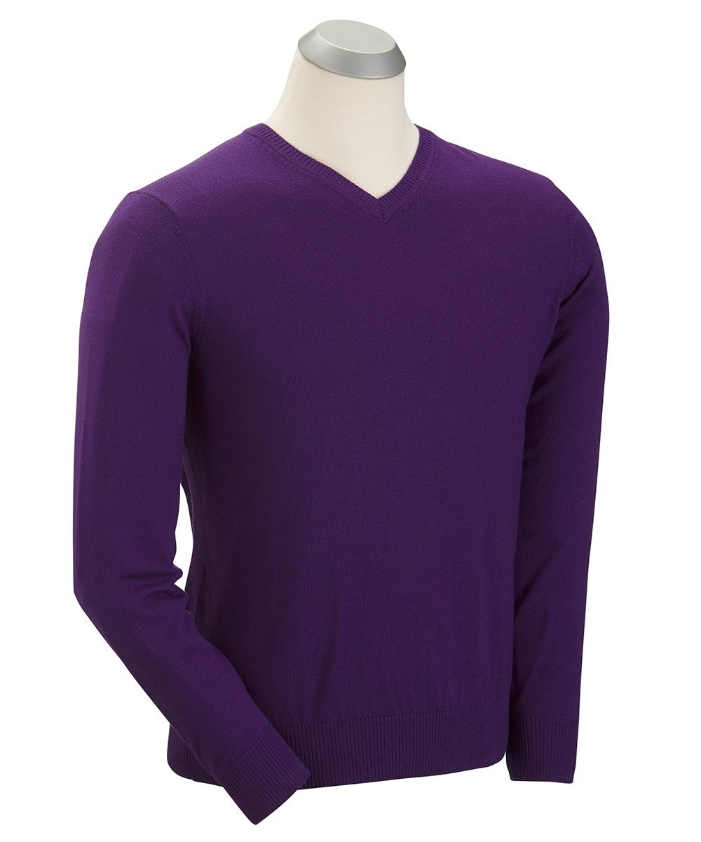 100% Merino Wool V-Neck Sweater