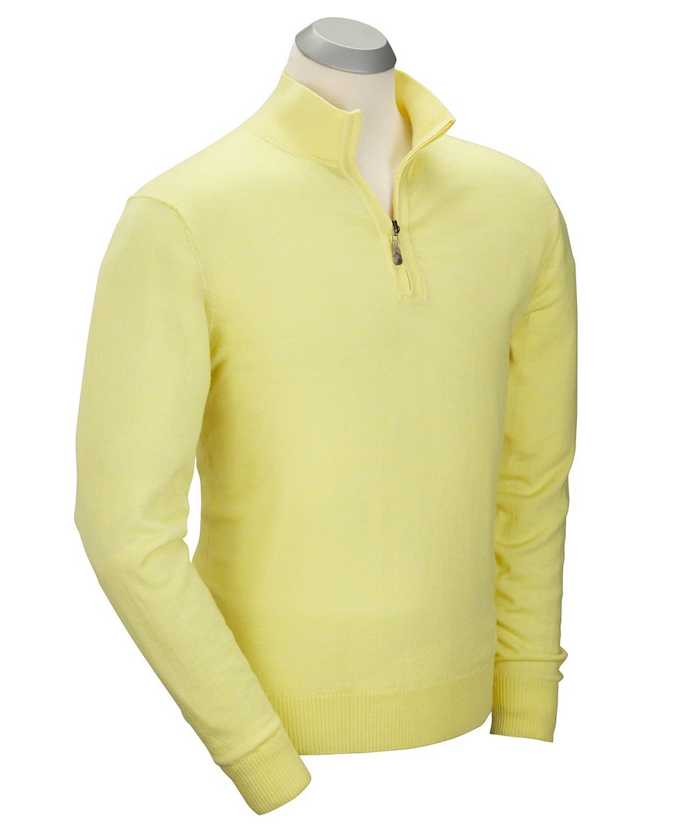 100% Merino Wool Quarter-Zip Sweater - C3 Gifts