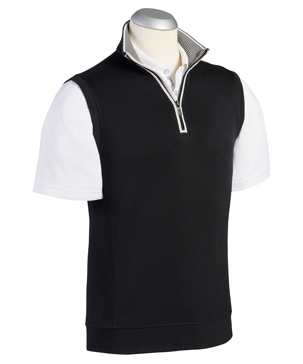 Leaderboard Pima Cotton Quarter-Zip Vest